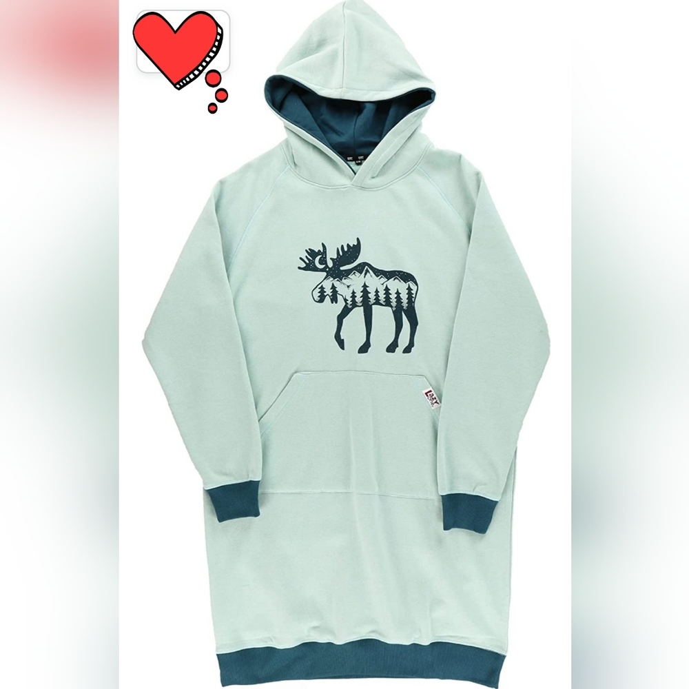 Lazy One NEW hooded oversized sleep sweatshirt  Never Worn